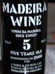 MADEIRA WINE - 5 ANOS