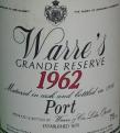 WARRES`S - GRANDE RESERVE 1962