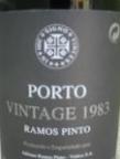 RAMOS PINTO  VINTAGE  1983