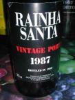 RAINHA SANTA - VINTAGE 1987