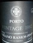 RAMOS PINTO  VINTAGE  1982