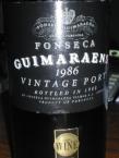 FONSECA GUIMARAENS VINTAGE 1986